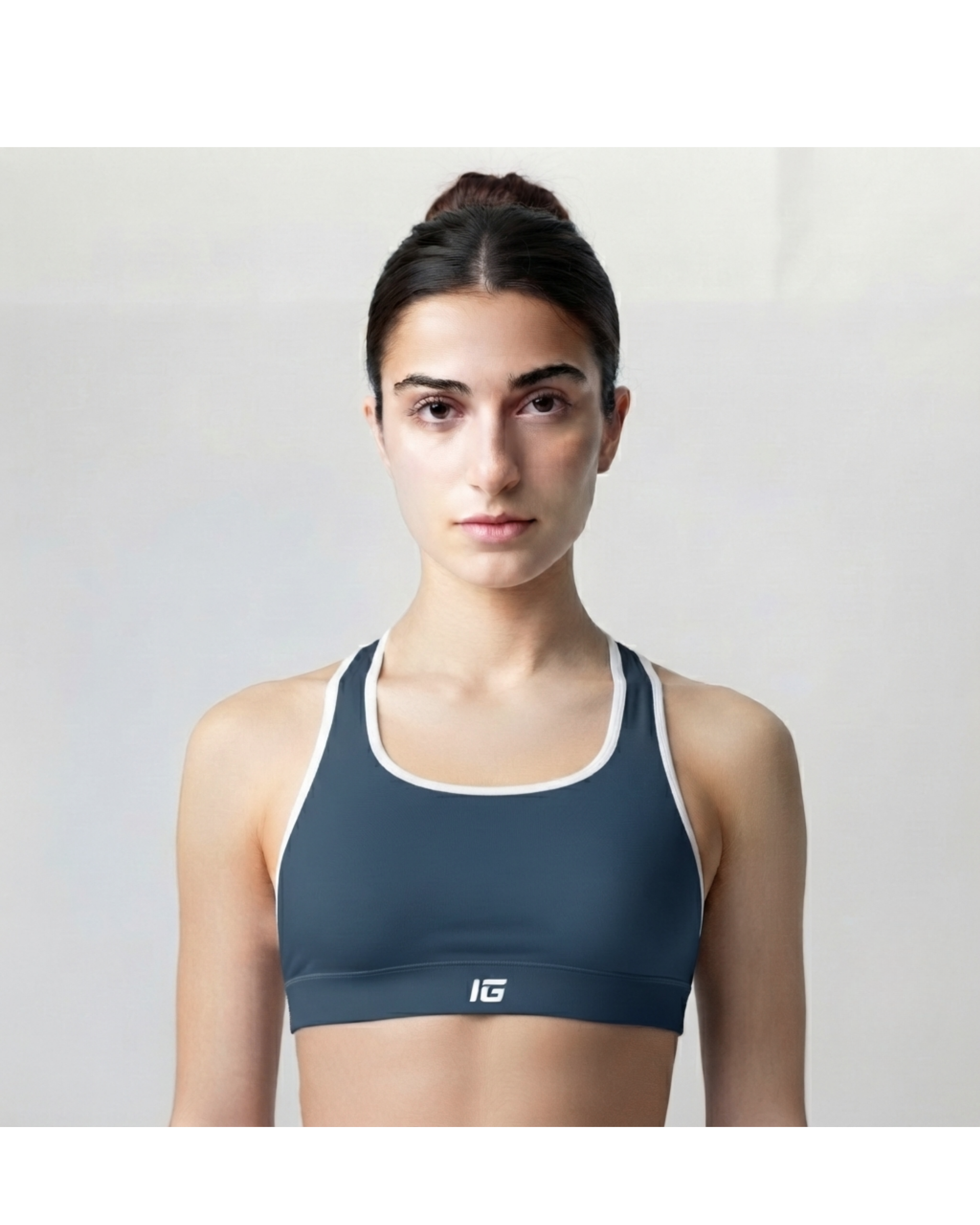 Aegis Padded Performance Sports Bra — Caspian Blue