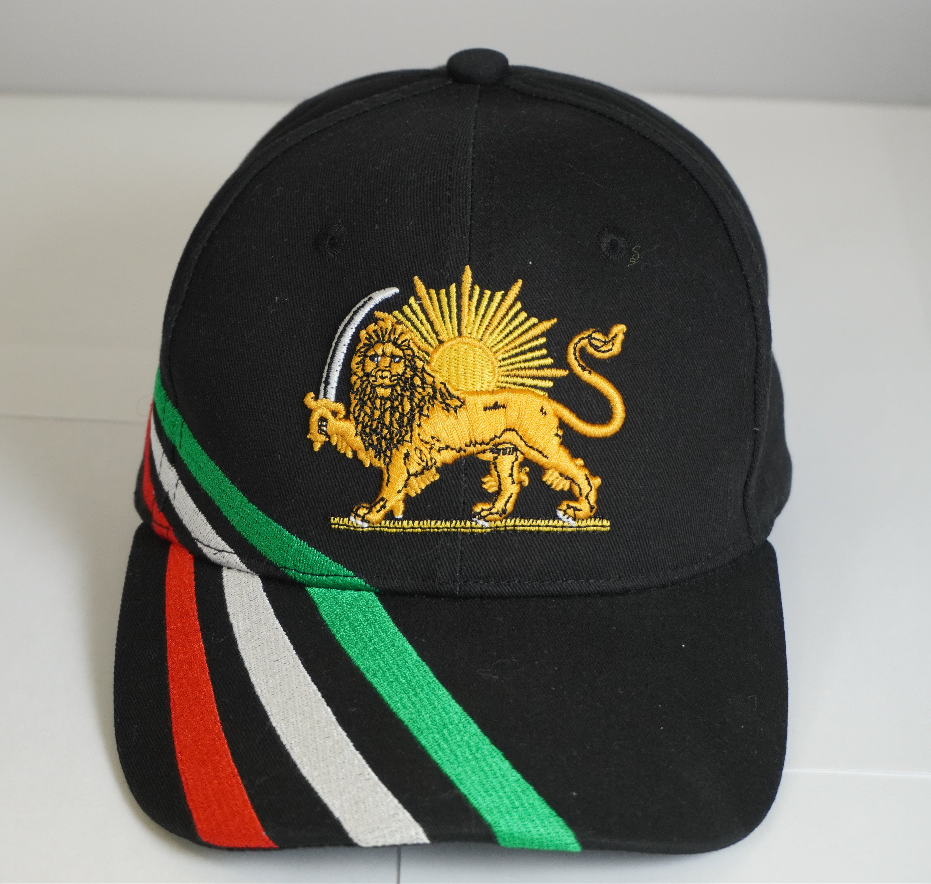 Immortal Guard Lion & Sun Cap — Premium Embroidery Edition