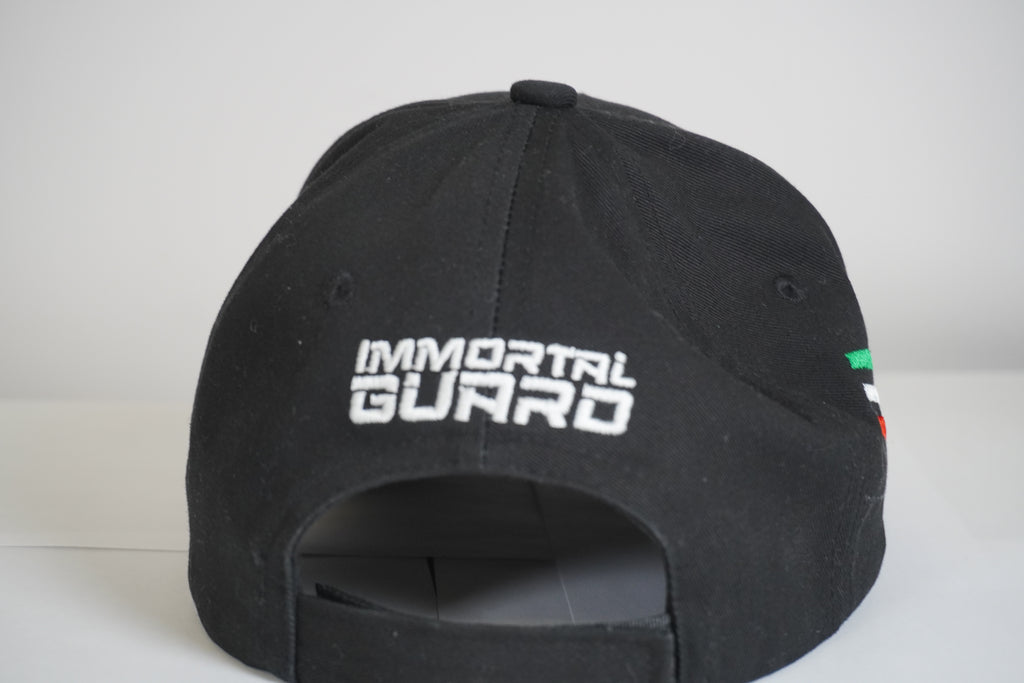 Immortal Guard Lion & Sun Cap — Premium Embroidery Edition