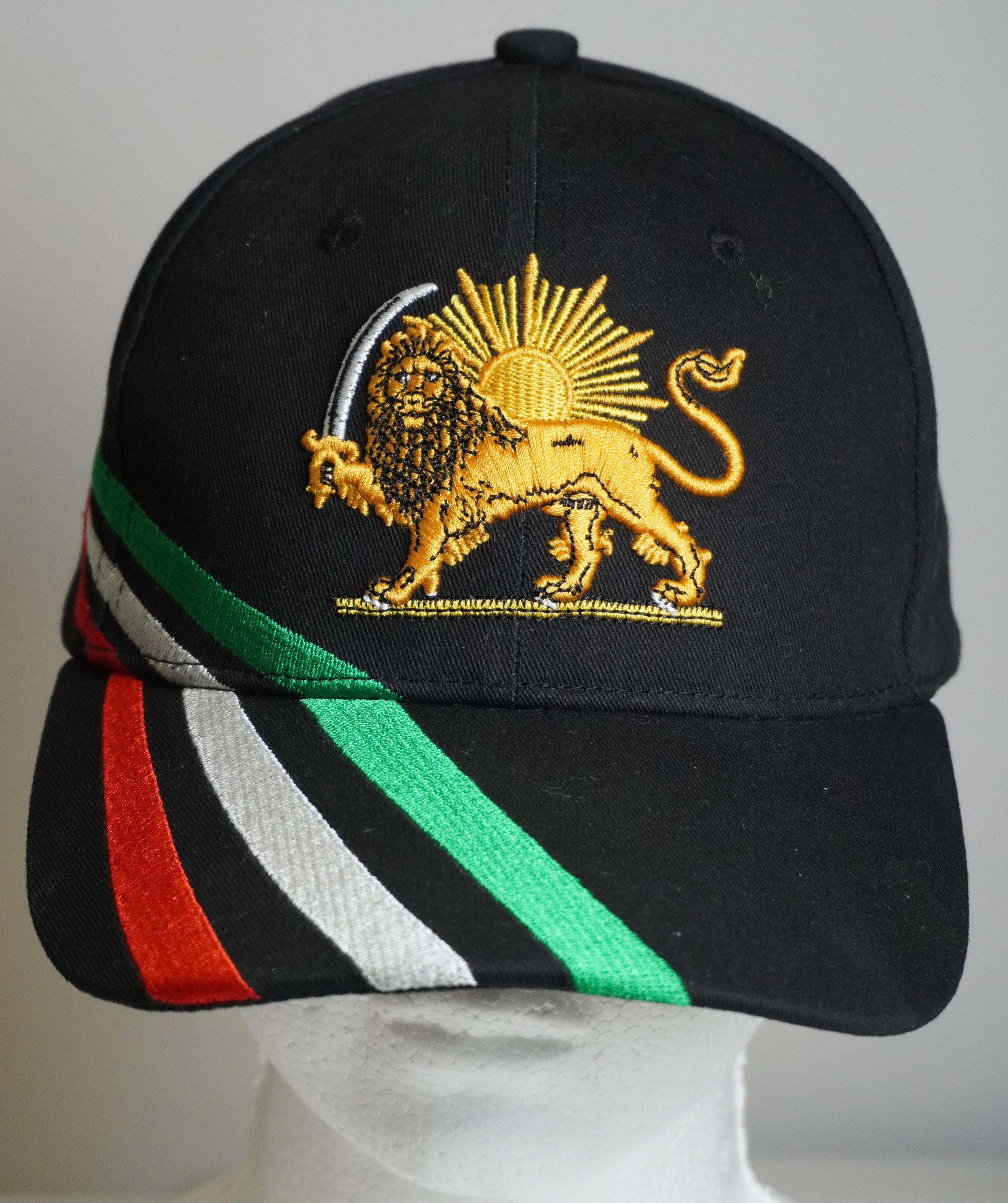 Immortal Guard Lion & Sun Cap — Premium Embroidery Edition