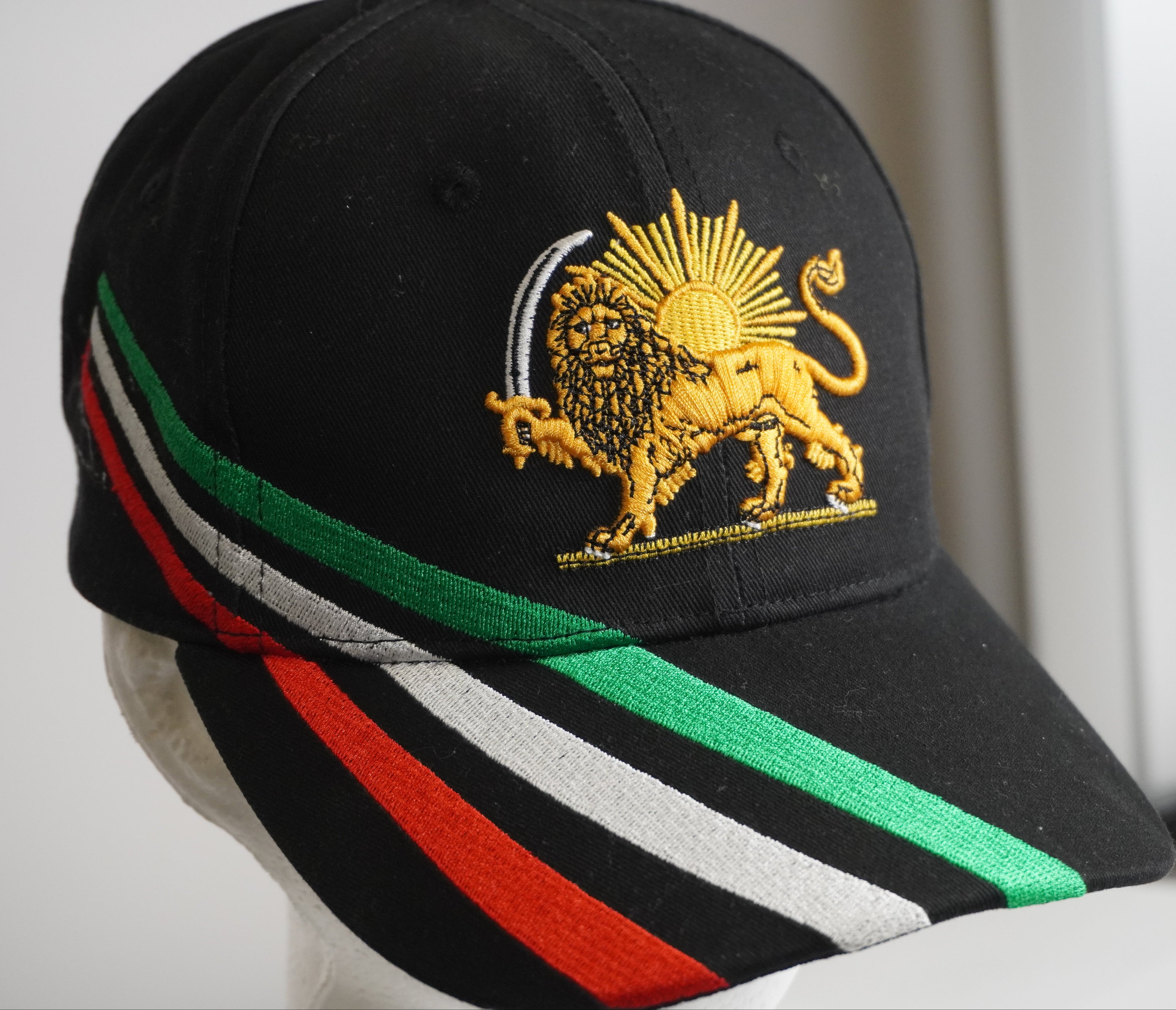 Immortal Guard Lion & Sun Cap — Premium Embroidery Edition