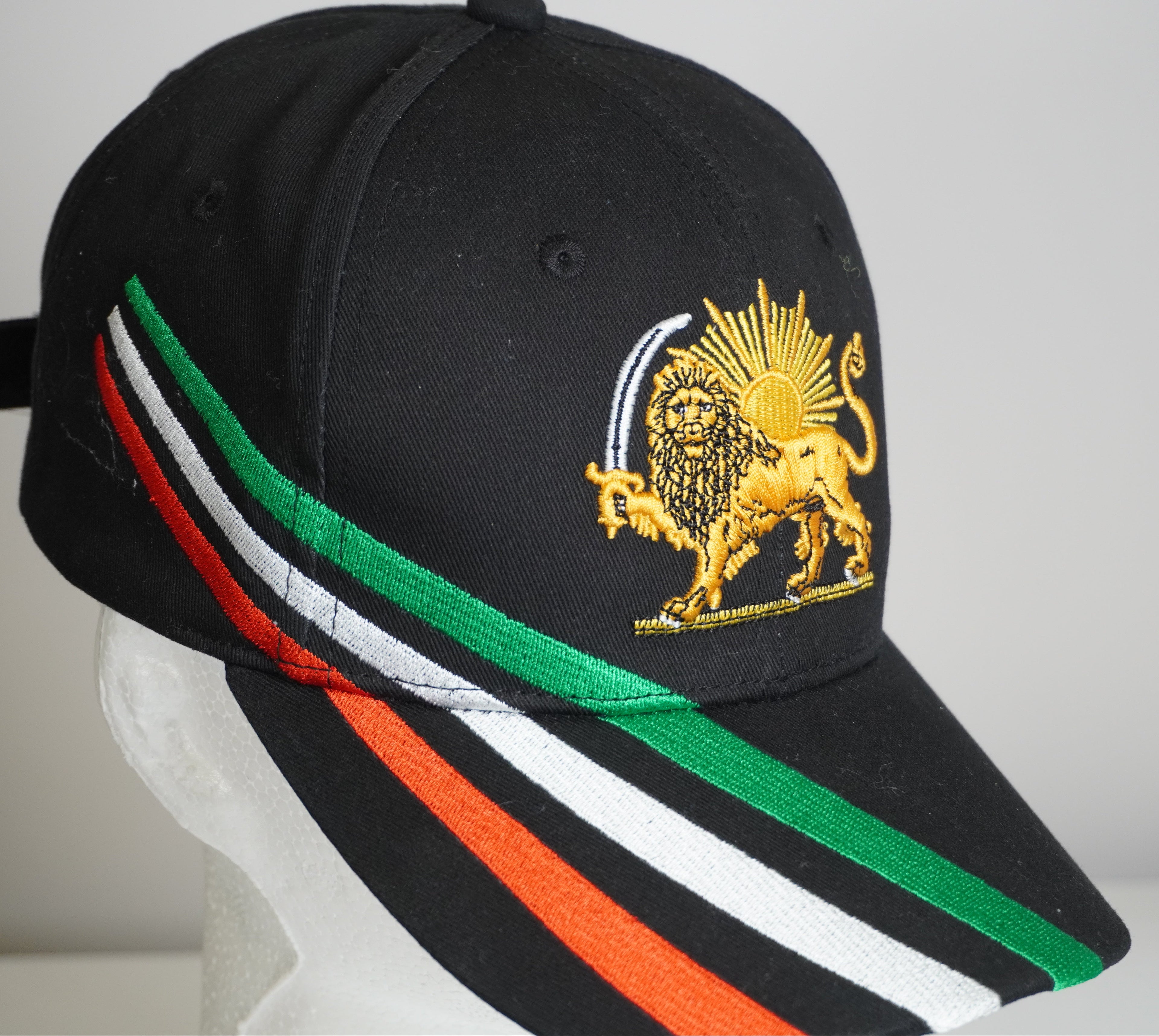 Immortal Guard Lion & Sun Cap — Premium Embroidery Edition