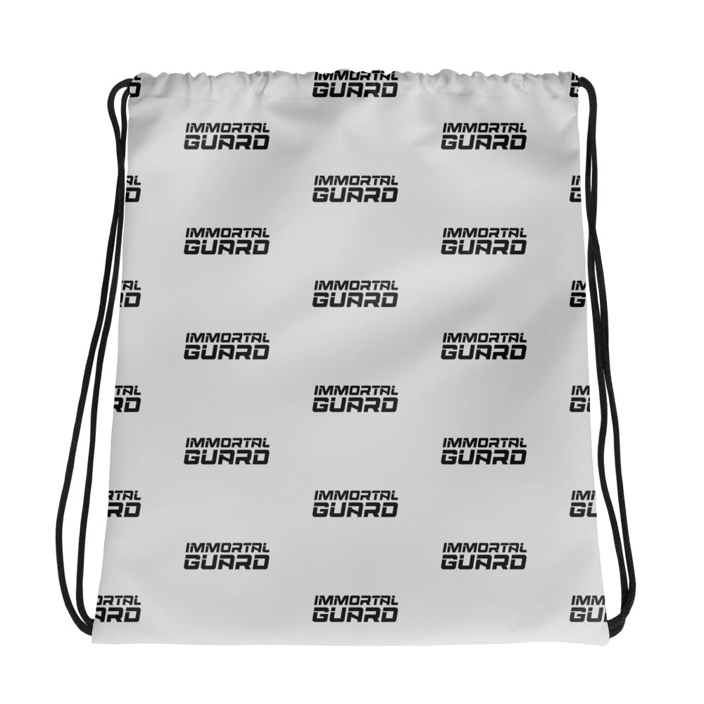 Immortal Guard Repeat-Print Drawstring Bag
