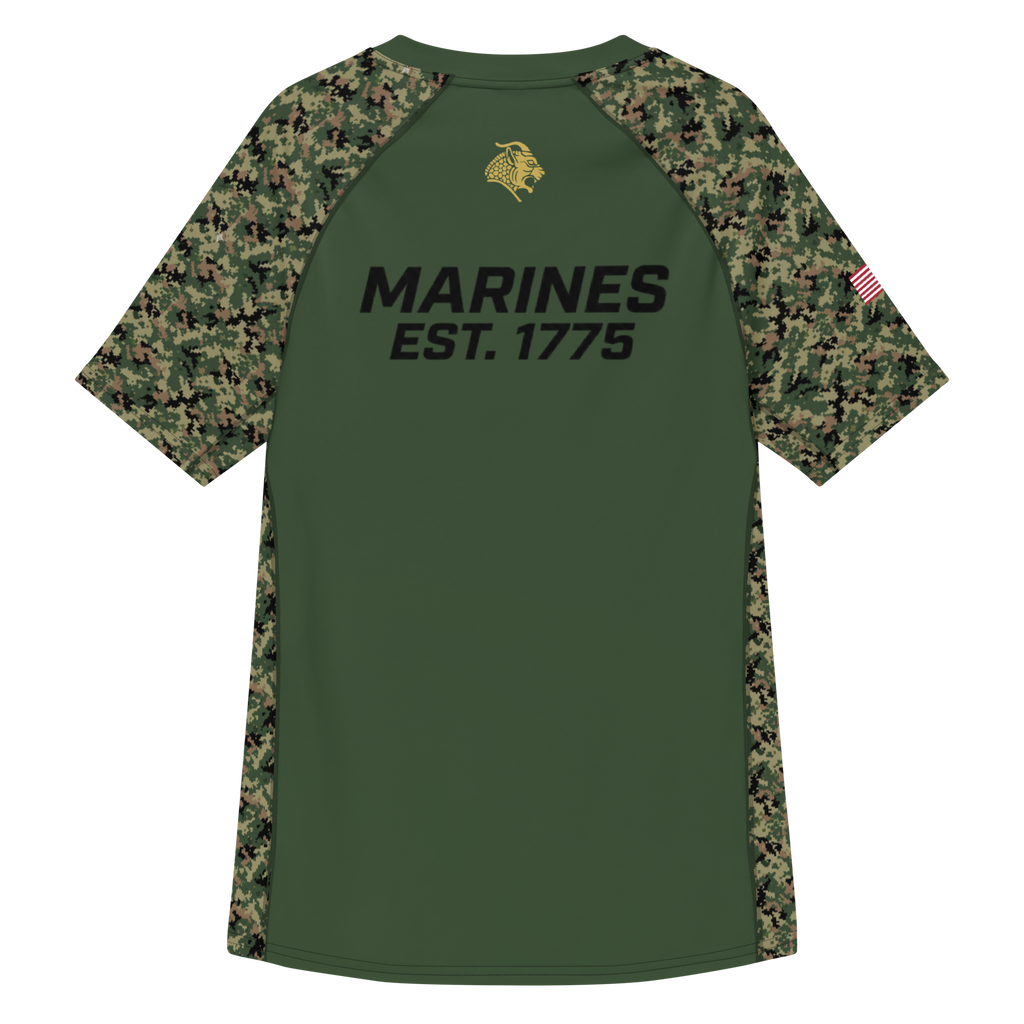 U.S. Marines Military Tribute Short Sleeve Rashguard