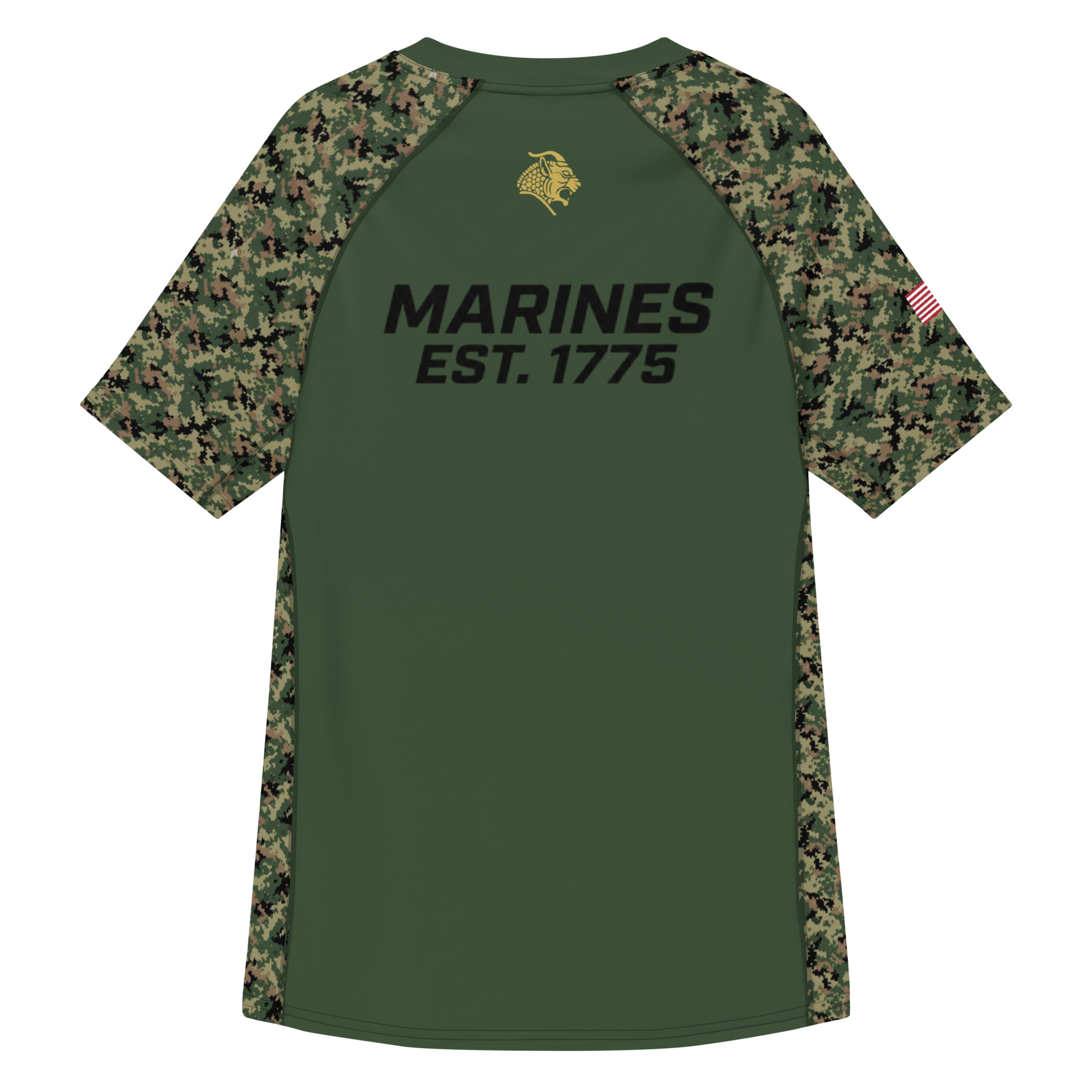 U.S. Marines Military Tribute Short Sleeve Rashguard