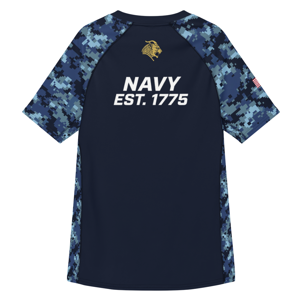 U.S. Navy Military Tribute Short Sleeve Rashguard