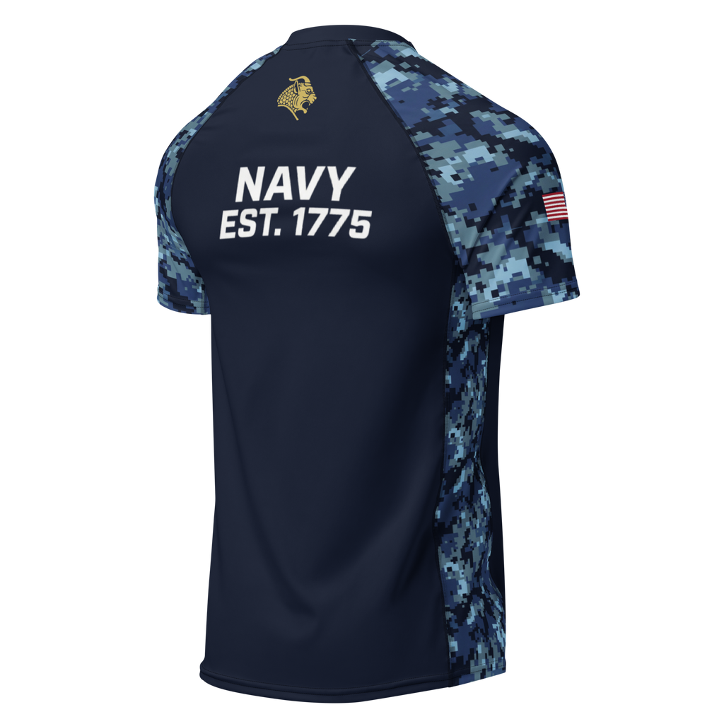 U.S. Navy Military Tribute Short Sleeve Rashguard