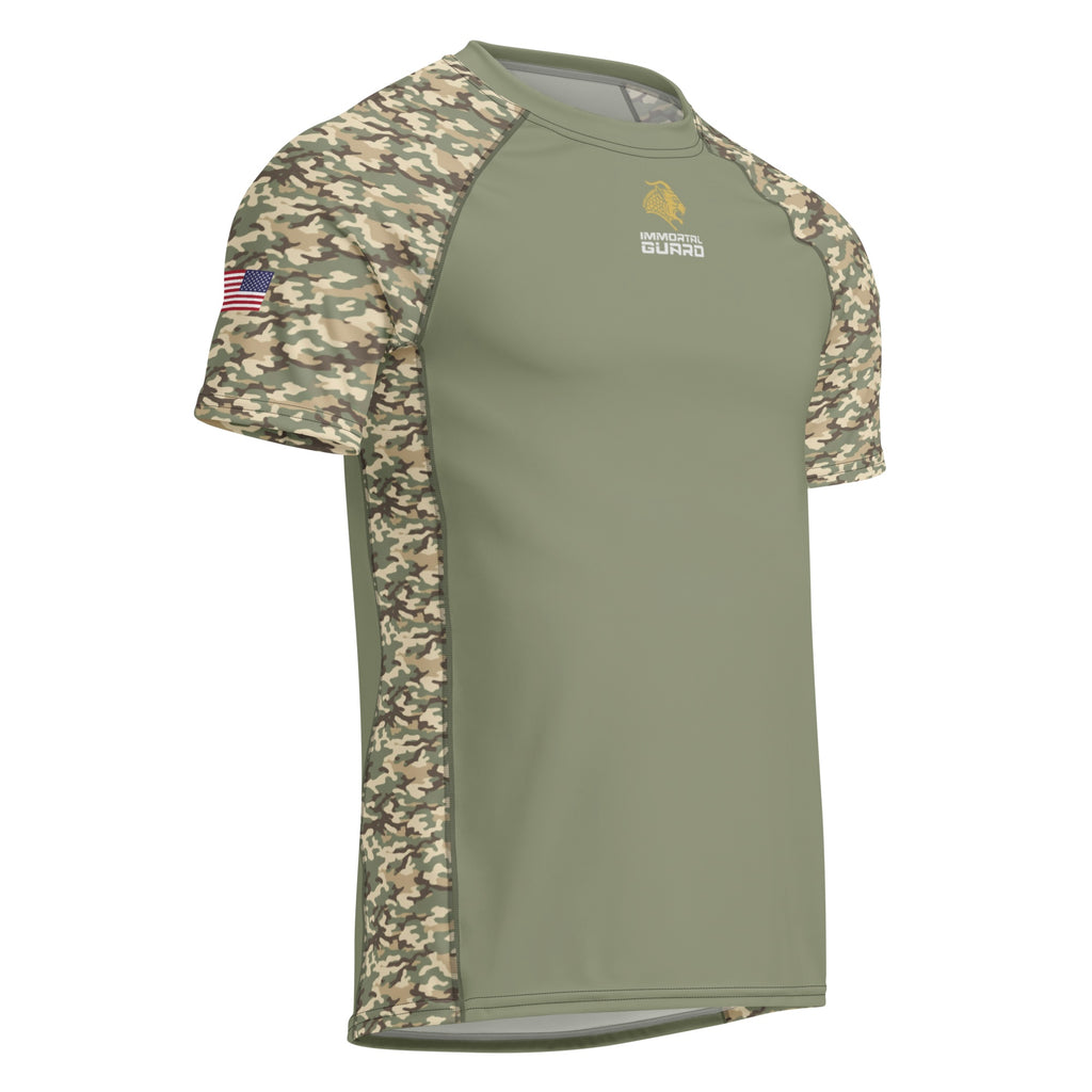 U.S. Army Military Tribute Short Sleeve Rashguard