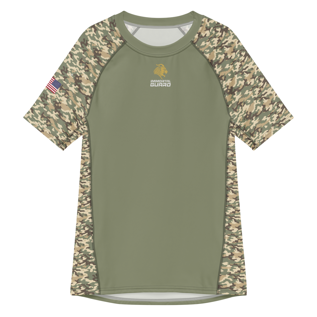 U.S. Army Military Tribute Short Sleeve Rashguard