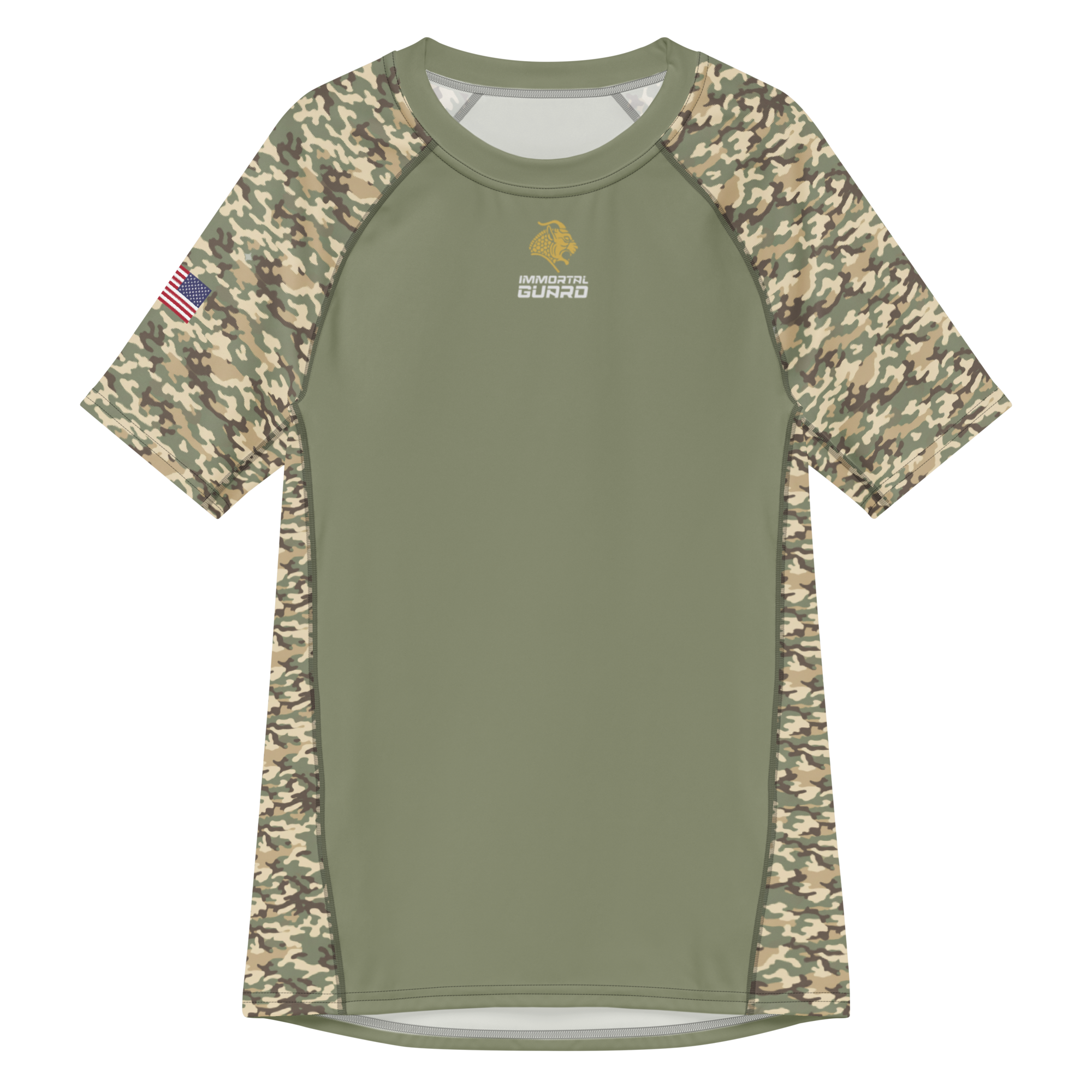 U.S. Army Military Tribute Short Sleeve Rashguard