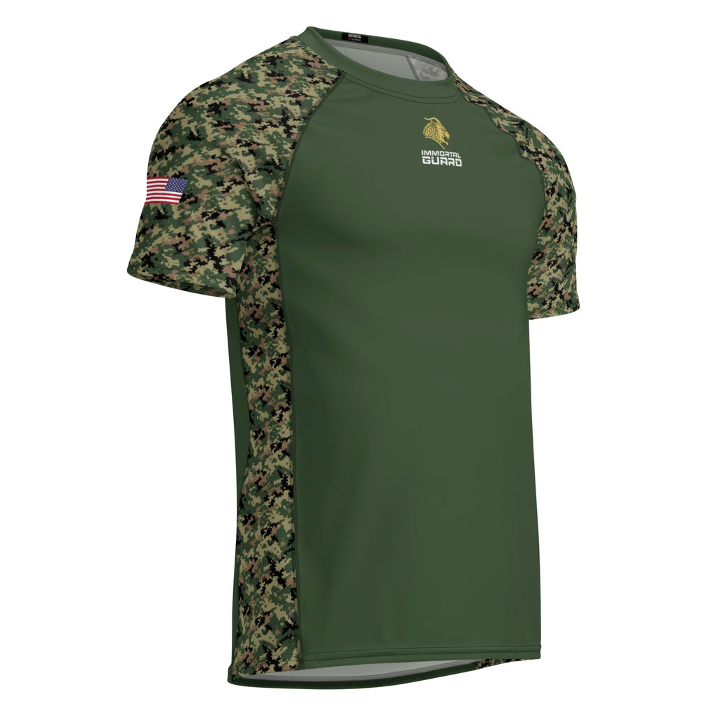 U.S. Marines Military Tribute Short Sleeve Rashguard