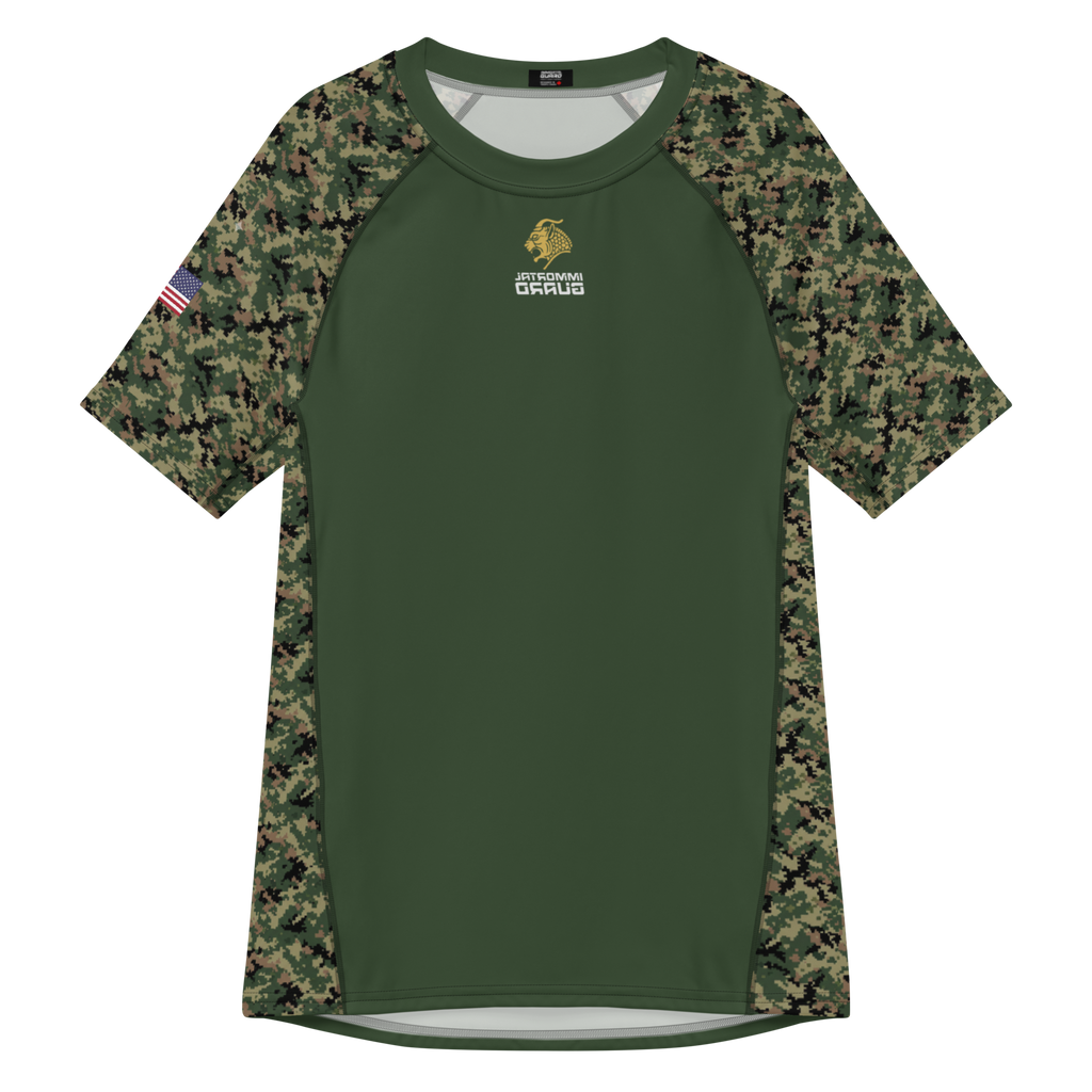 U.S. Marines Military Tribute Short Sleeve Rashguard