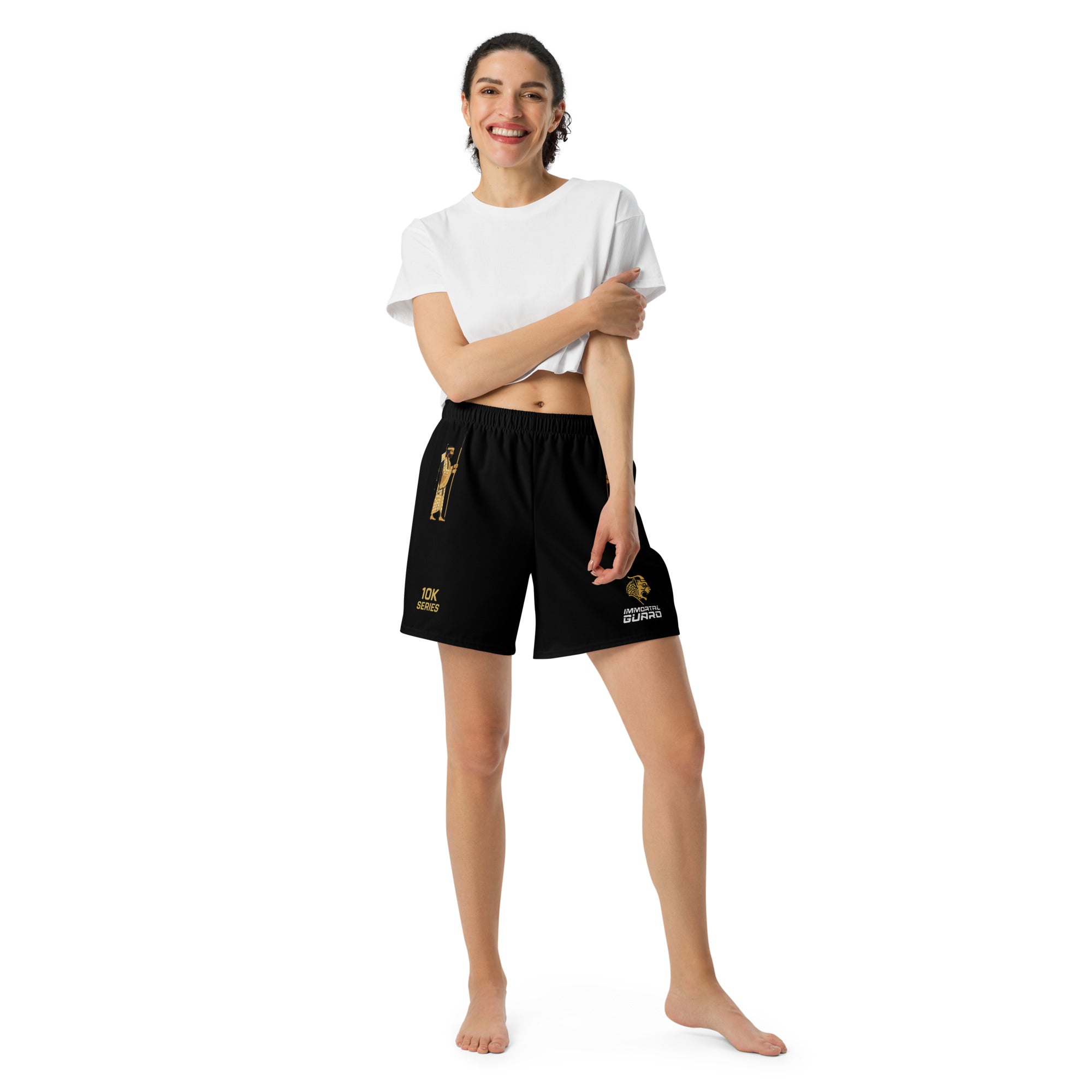 Immortal Guard – 10K Series Activewear Long Shorts Black