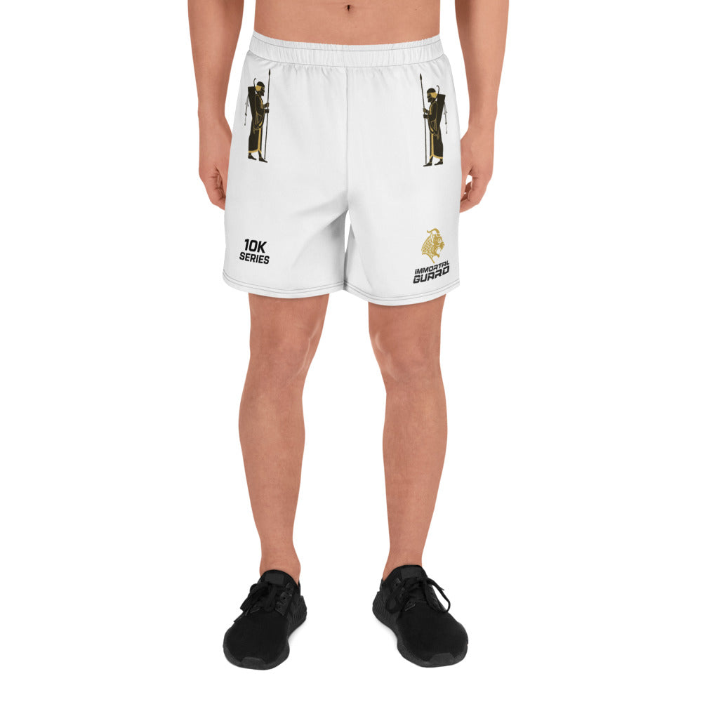 Immortal Guard – 10K Series Activewear Long Shorts White