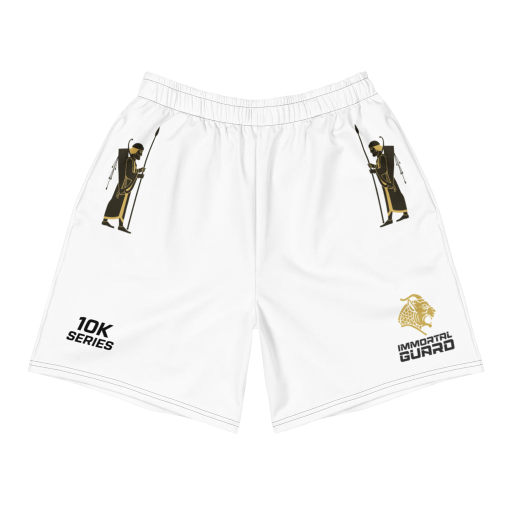 Immortal Guard – 10K Series Activewear Long Shorts White
