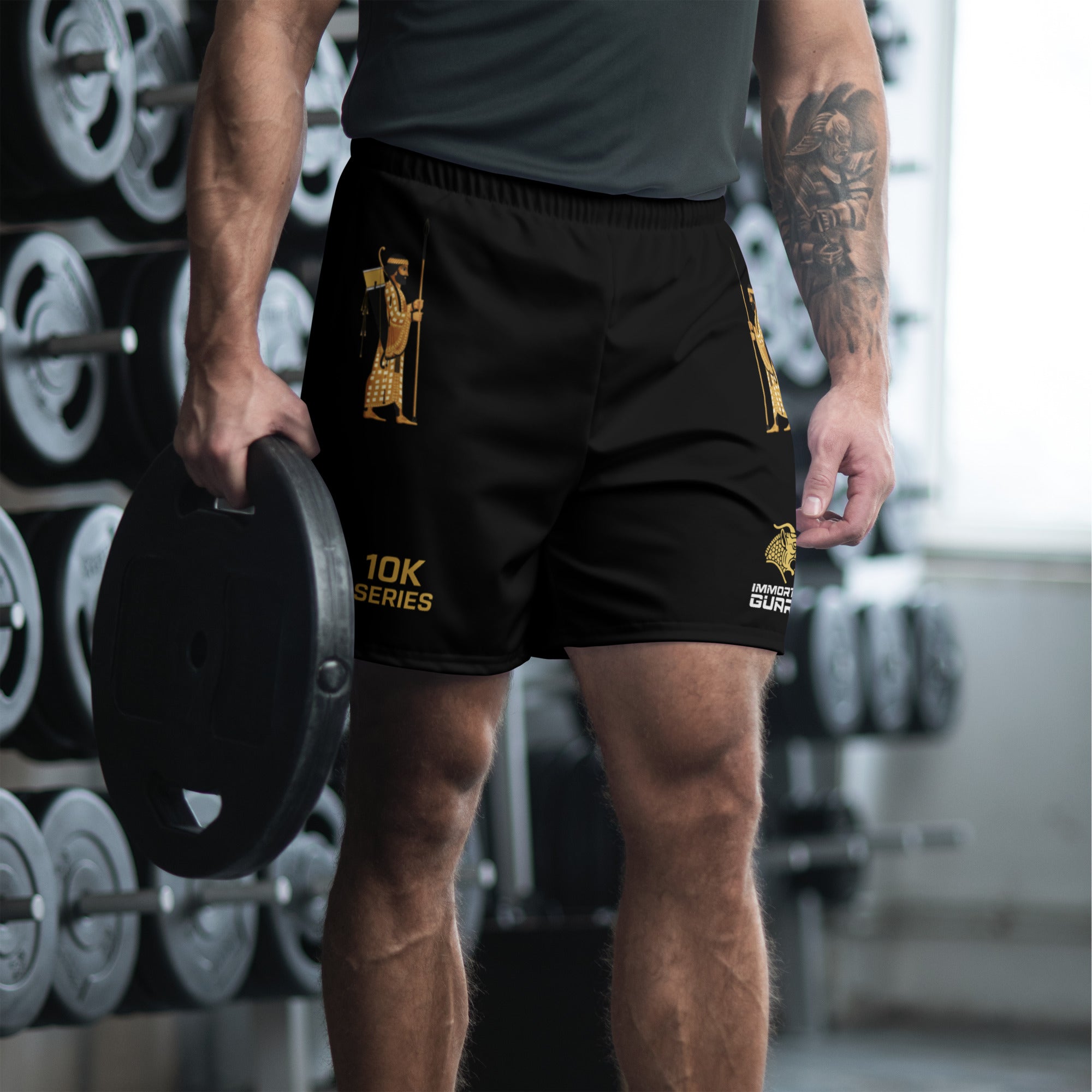 Immortal Guard – 10K Series Activewear Long Shorts Black