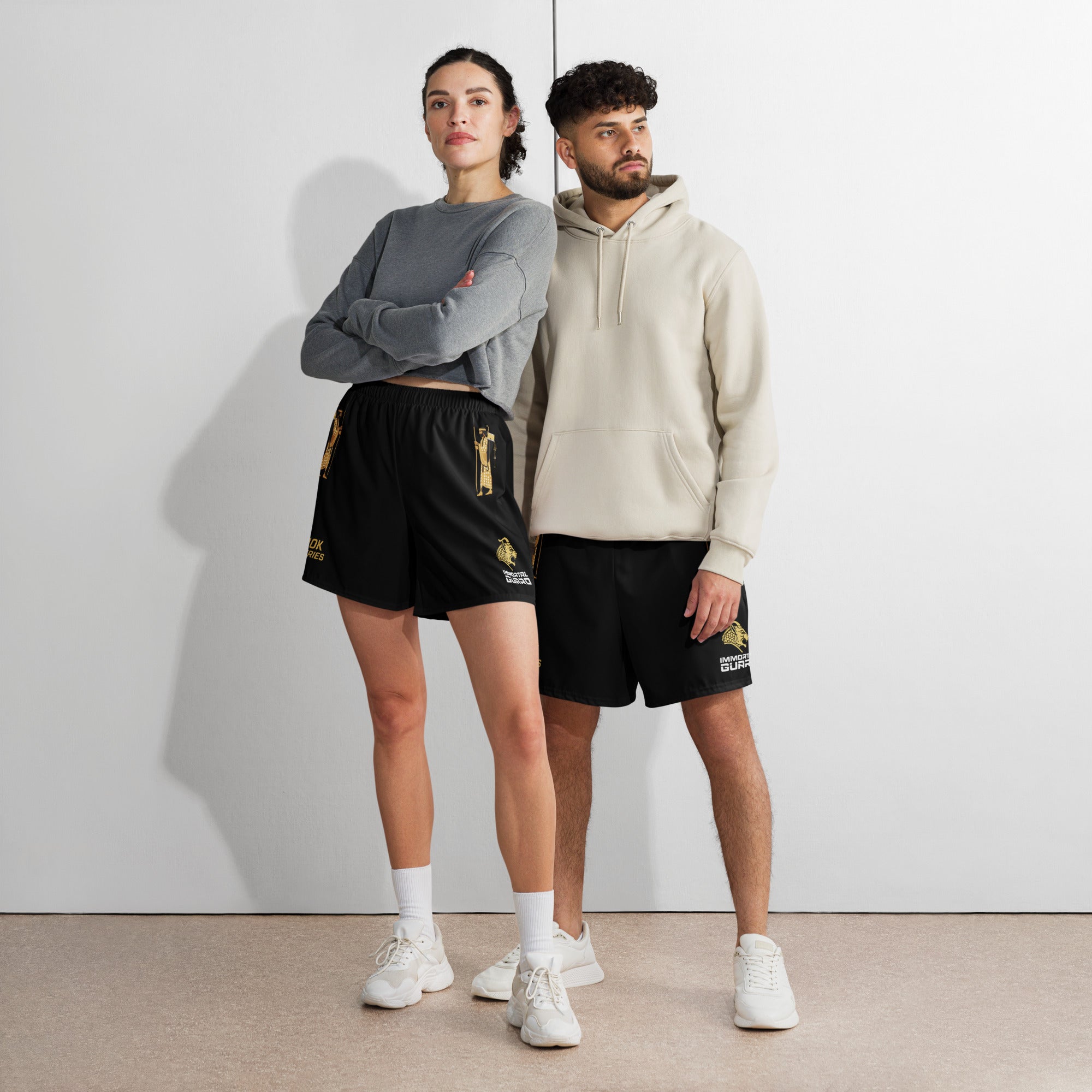 Immortal Guard – 10K Series Activewear Long Shorts Black