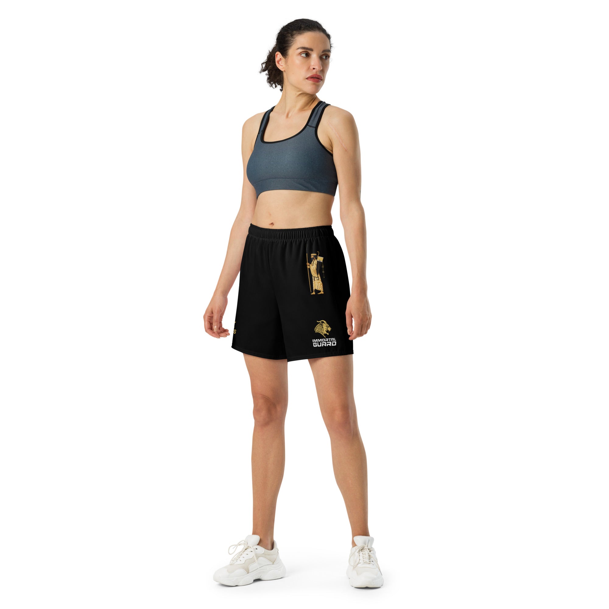 Immortal Guard – 10K Series Activewear Long Shorts Black