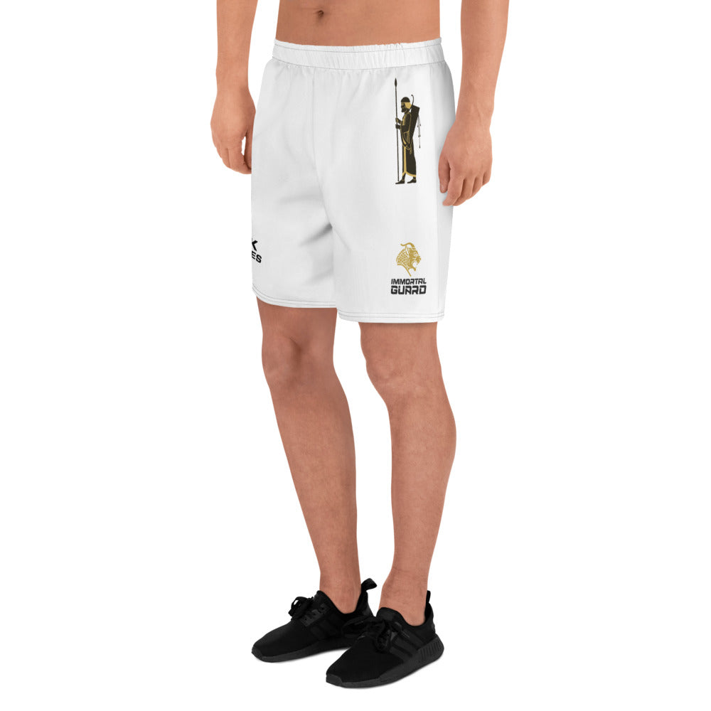 Immortal Guard – 10K Series Activewear Long Shorts White