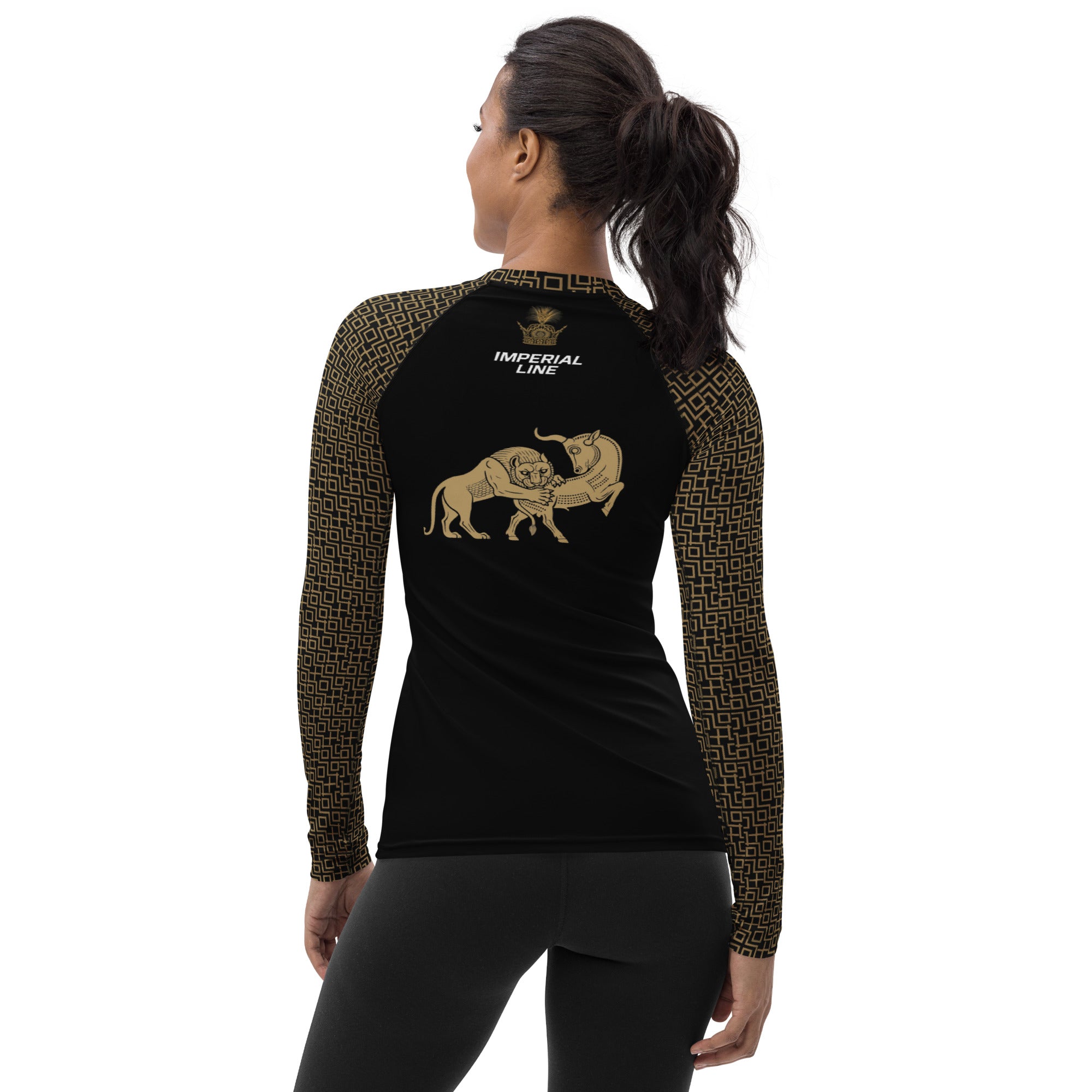 Imperial Line – Lion & Bull Long Sleeve Women's Rashguard