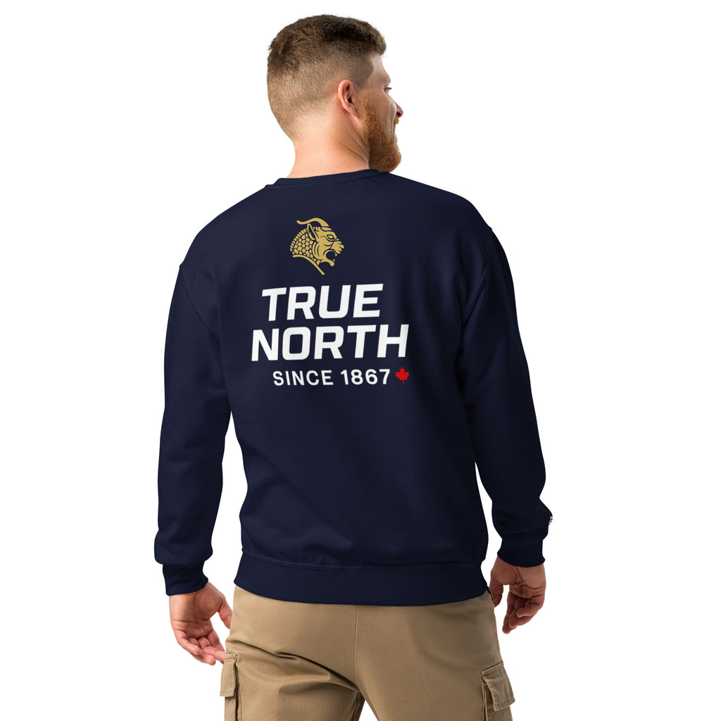 Canadian Jiu-Jitsu – True North Series Crewneck (Navy)