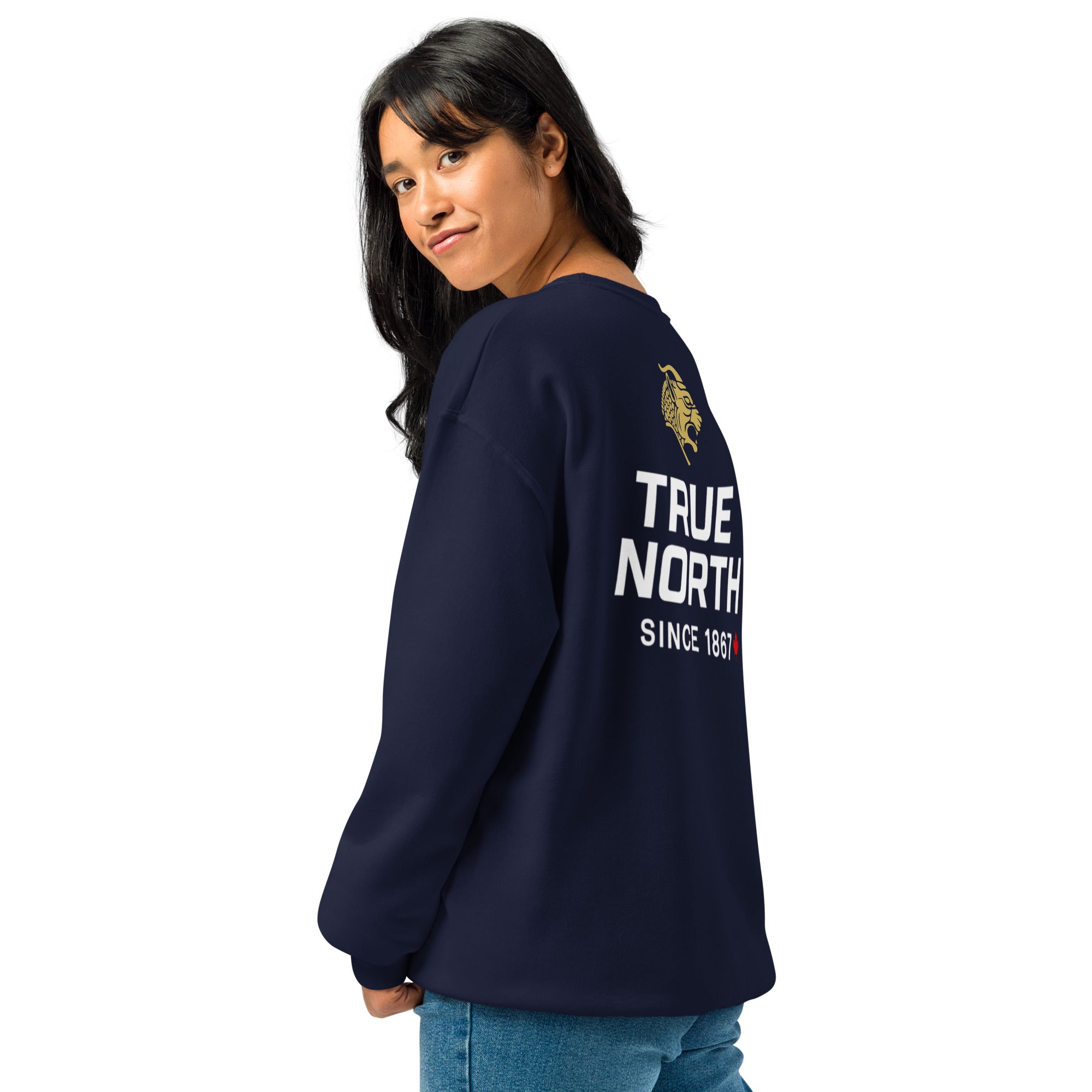 Canadian Jiu-Jitsu – True North Series Crewneck (Navy)