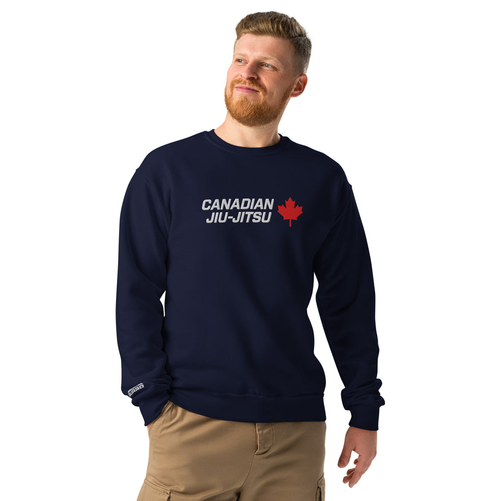 Canadian Jiu-Jitsu – True North Series Crewneck (Navy)