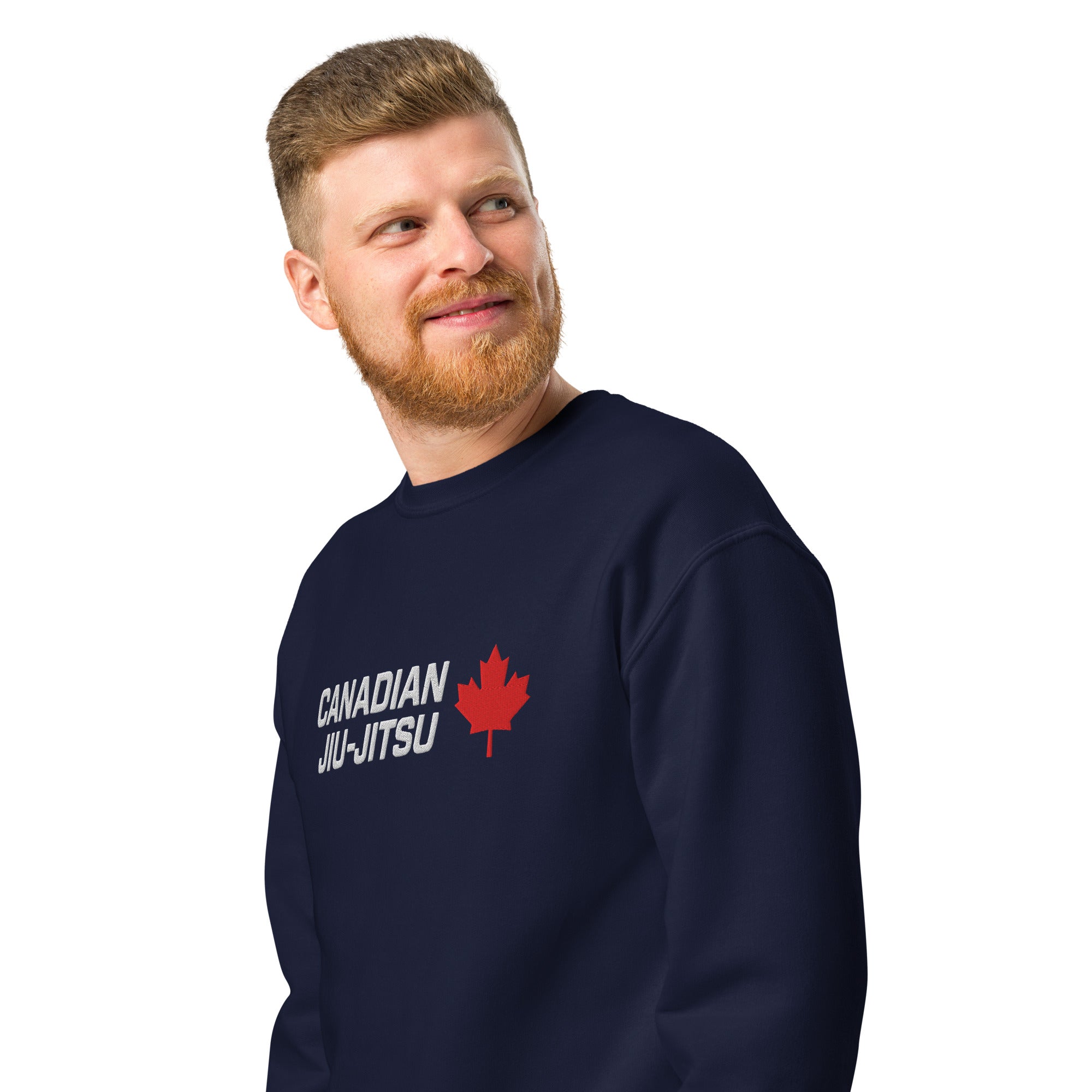 Canadian Jiu-Jitsu – True North Series Crewneck (Navy)
